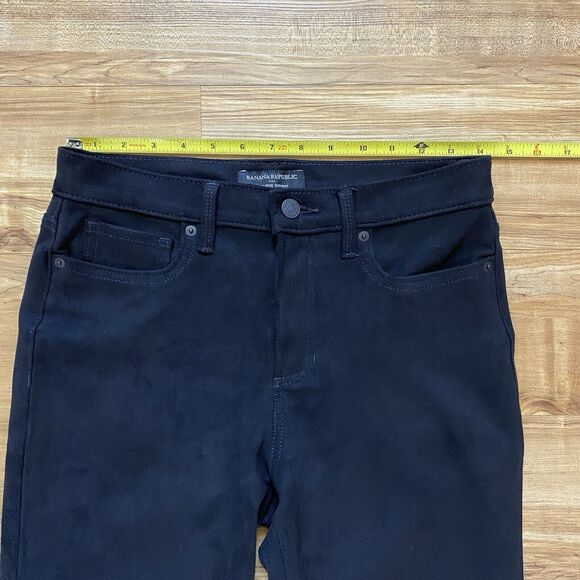 BANANA REPUBLIC 4 High-Rise Soft Stretch Faux Suede Skinny Jeans Classic Preppy - Picture 12 of 16